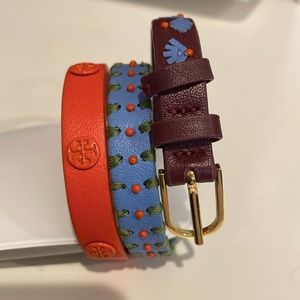 Tory Burch Purple Orange and Blue bracelet